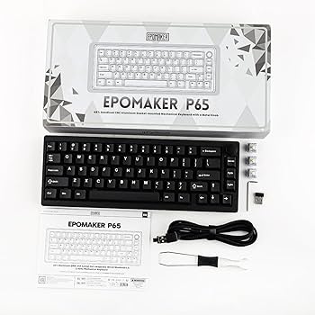 新品　EPOMAKER P65 ブラック EPOMAKER P65 – epomaker